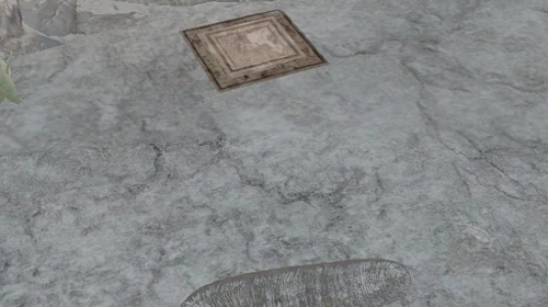 足跡の右側床にある四角いスイッチを押す_砂影の計略_ダフネ