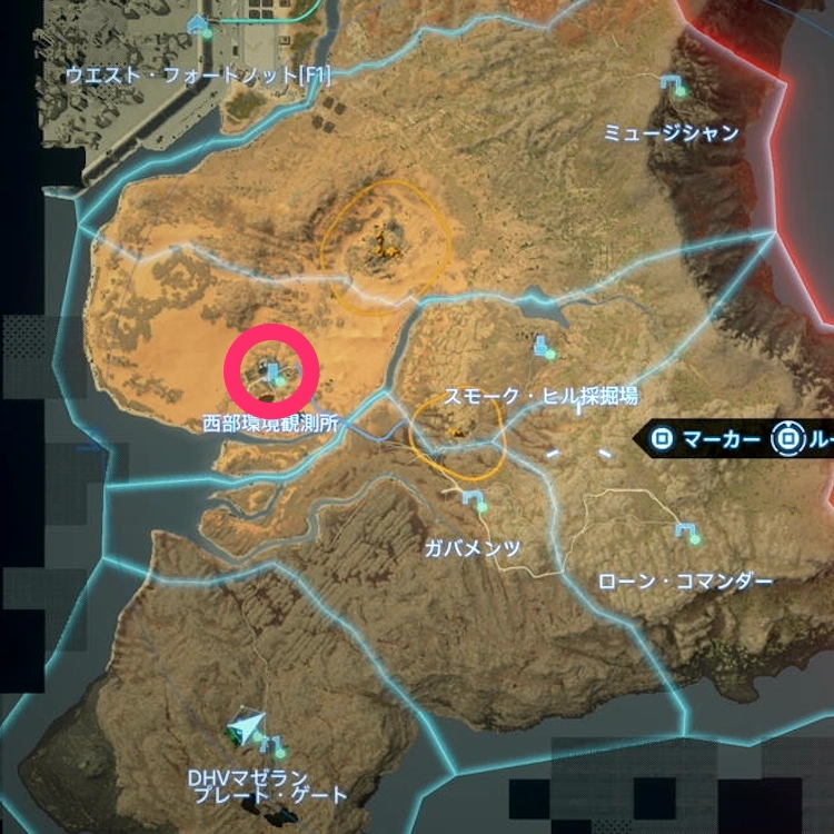 デスストランディング2_ローン・コマンダー_マップ