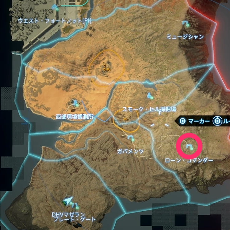 デスストランディング2_ガバメンツ_マップ