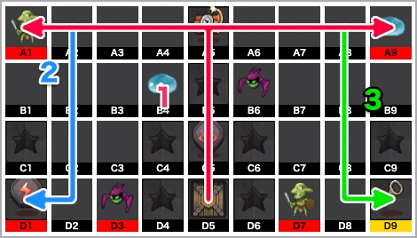 素馨の間のマップと攻略ルート_ゆうゆう機空団
