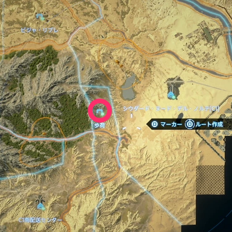 デスストランディング2_旧地球物理学研究所_マップ