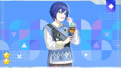 プロジェクトセカイ_[セカイのアイドルファン]KAITO特訓前