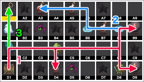 善良の間のマップと攻略ルート_ゆうゆう機空団