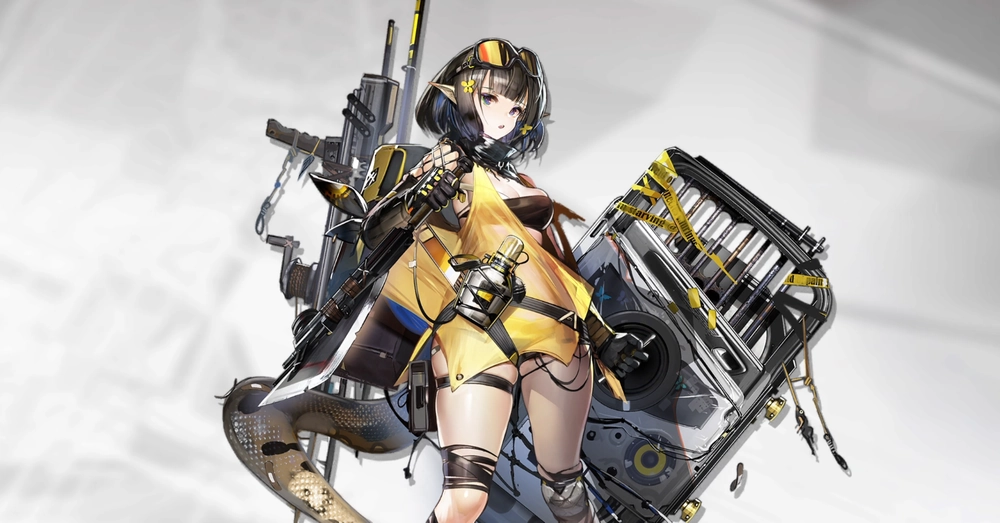アークナイツ_ユーネクテス_昇進1立ち絵