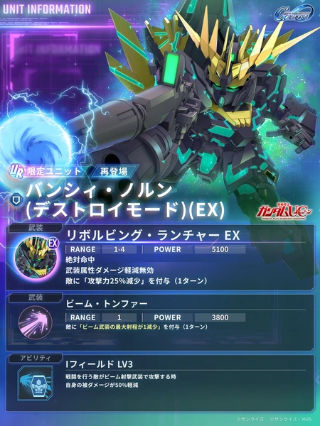 ジージェネ_バンシィノルンNTD