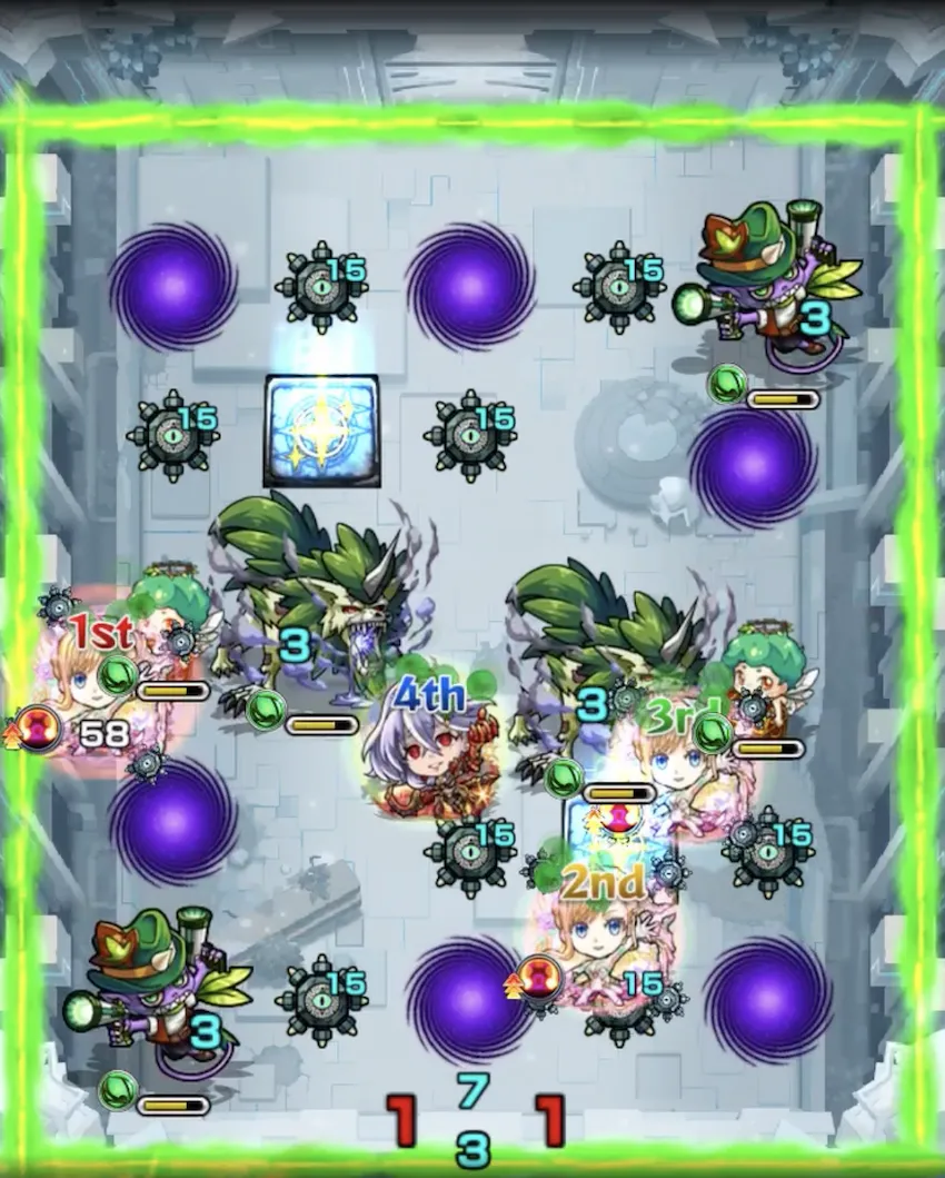 モンスト_星墓パライソステージ3_result