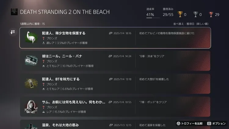 デススト_アルビノ_トロフィー