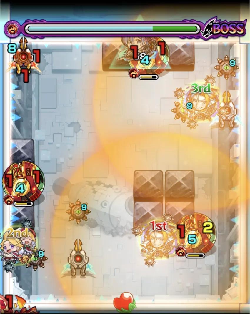 モンスト_アヴァロン星墓_ボス１_result