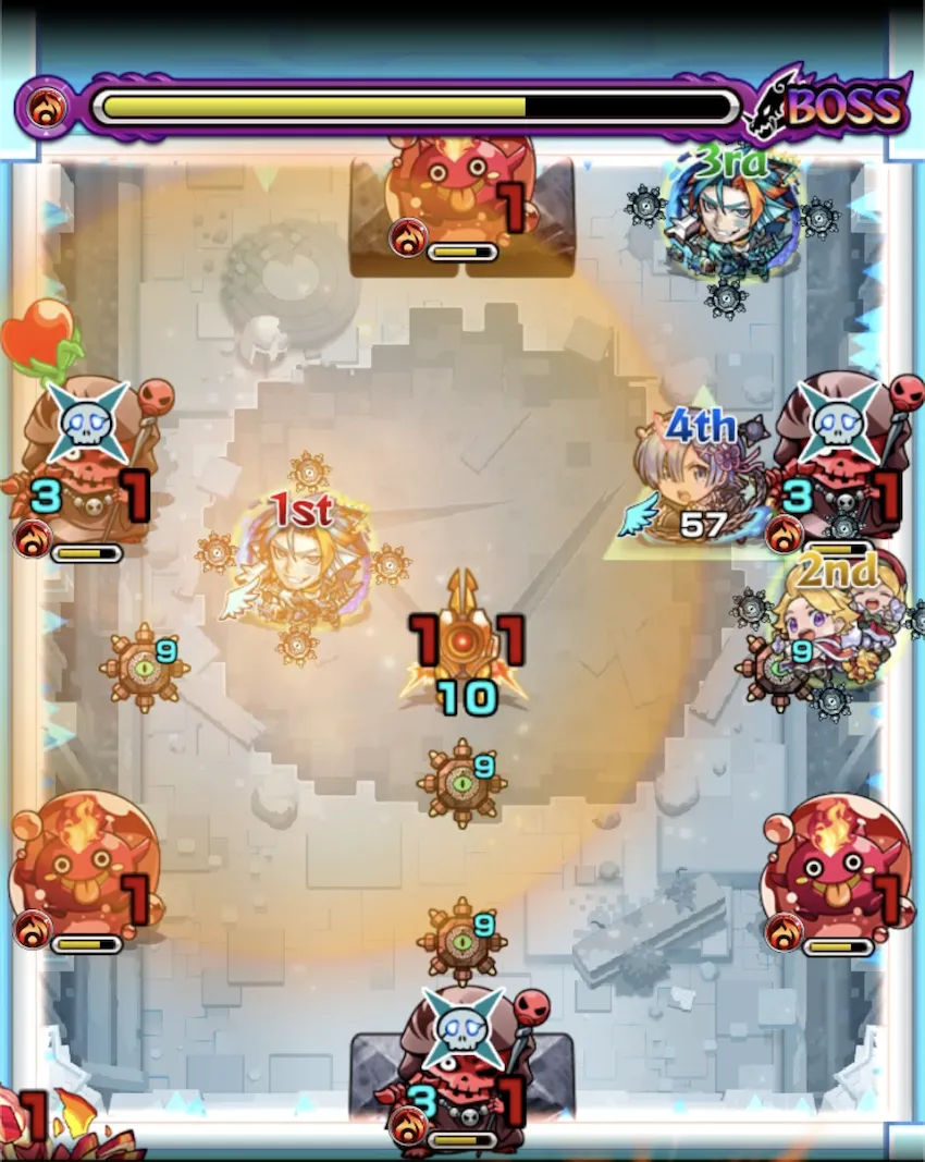 モンスト_アヴァロン星墓_ボス３_result