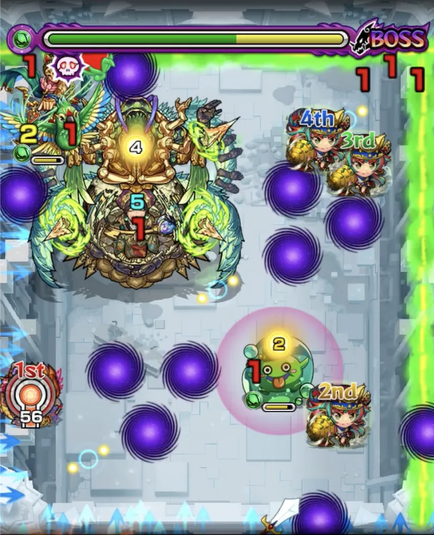 モンスト_シャンバラ星墓ボス２_result