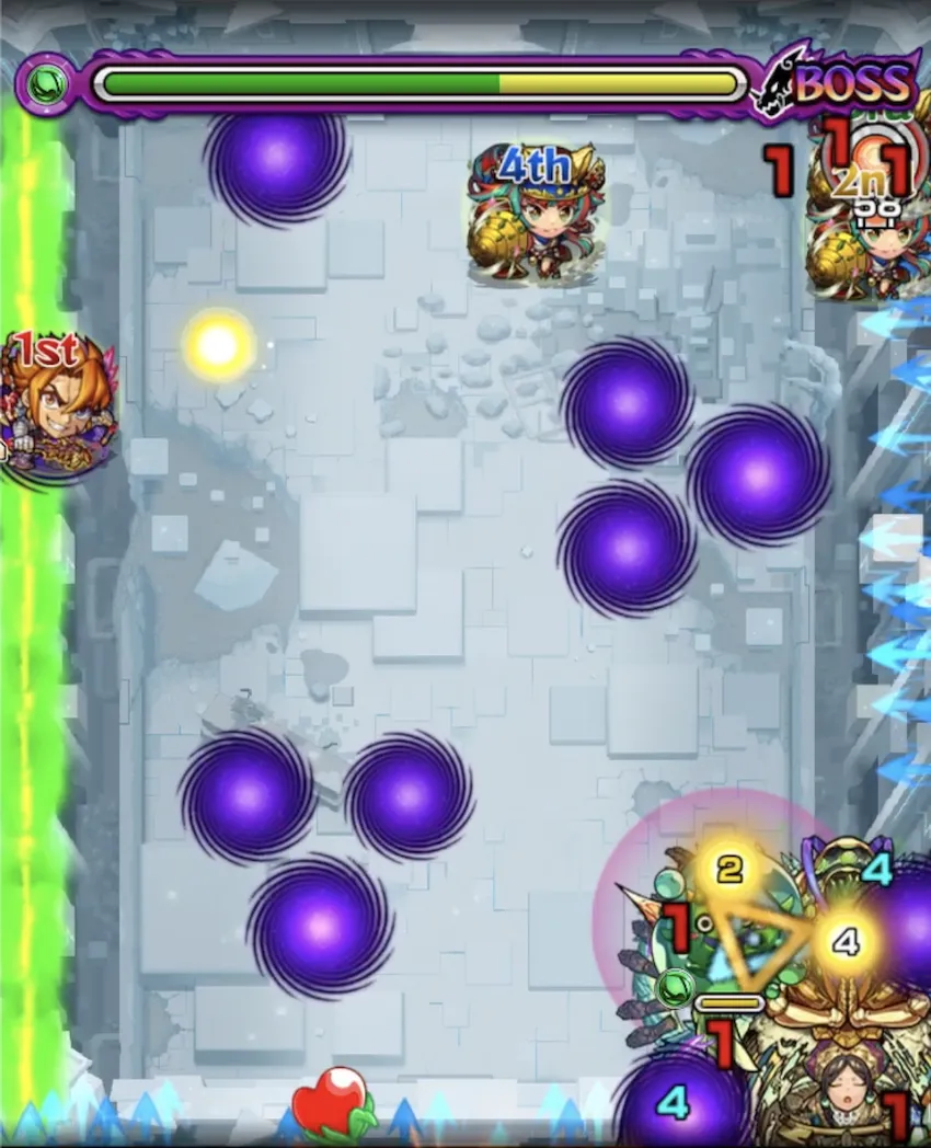 モンスト_シャンバラ星墓ボス２−２_result