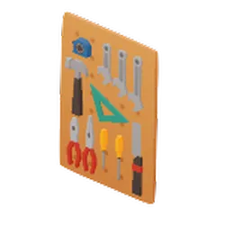 ガレージの壁掛け工具_アイコン