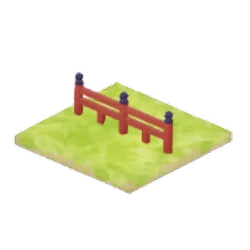 朱塗りの木柵_アイコン