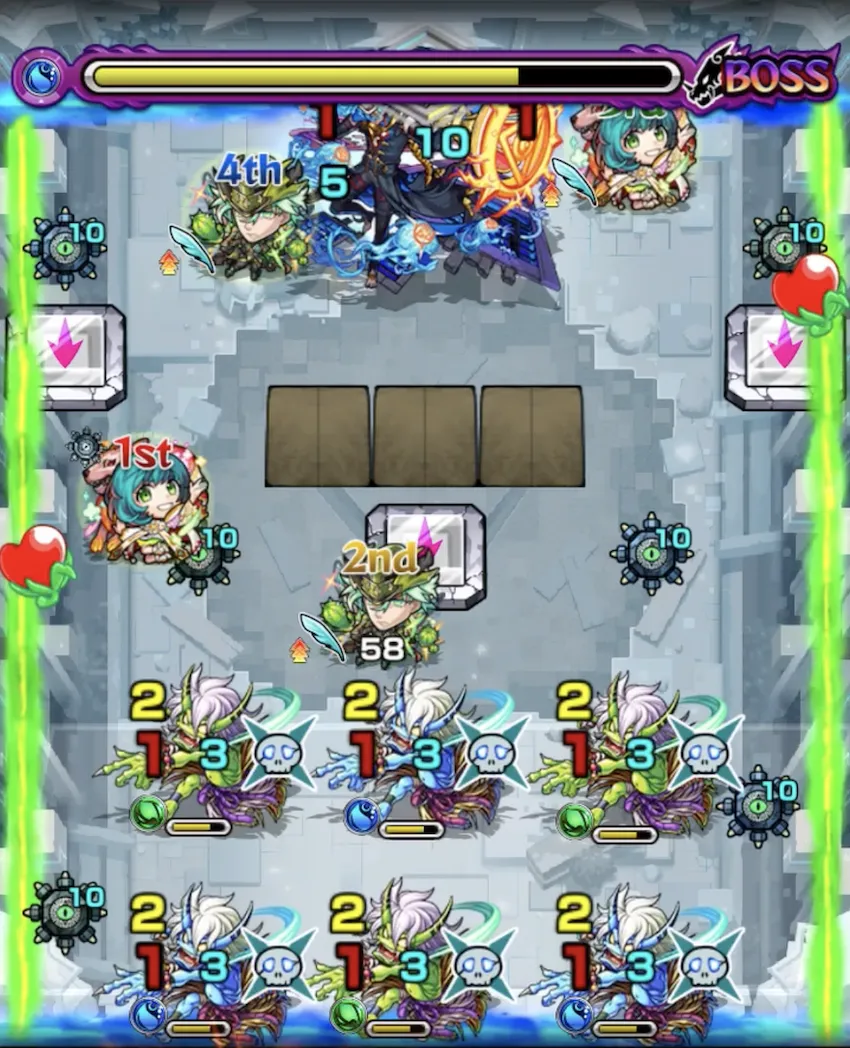 モンスト_アラミタマ星墓_ボス２_result