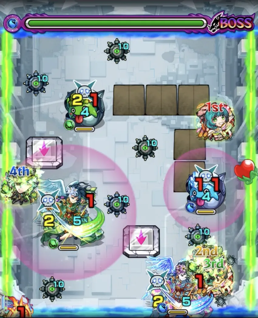 モンスト_アラミタマ星墓_ボス１_result