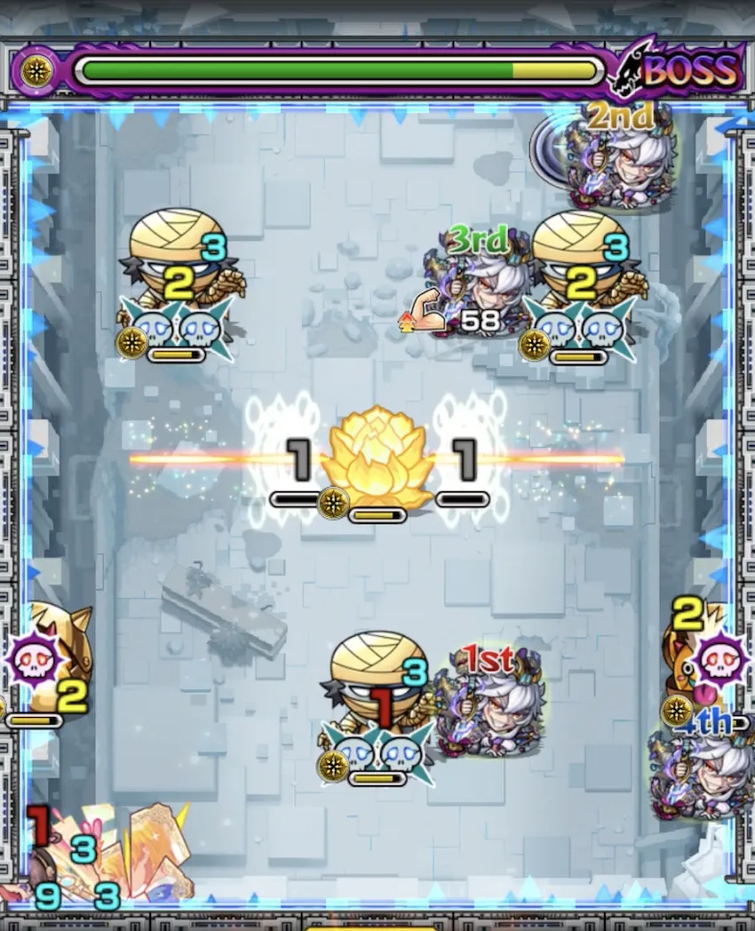 モンスト_ラブ星墓_ボス１_result