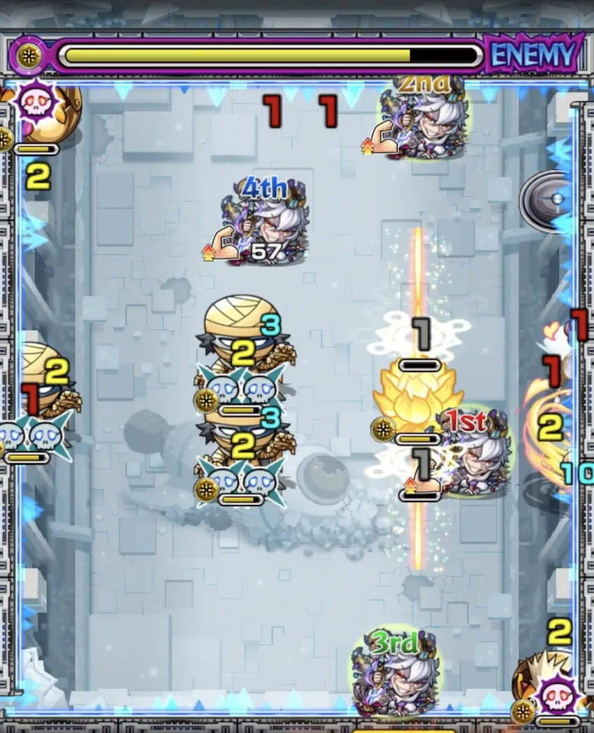 モンスト_ラブ星墓_ステージ４_result