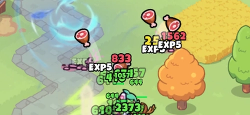 ドンヒロ_モンスターを倒すことでEXPを獲得