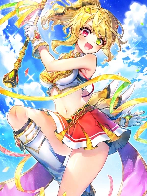 白猫_シャルロット_杖_チアフルスマイルスパークル_覚醒絵