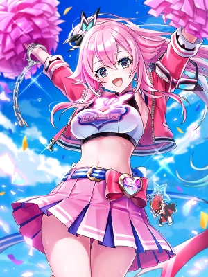 白猫_ミトラ_斧_チアフルスマイルスパークル_覚醒絵