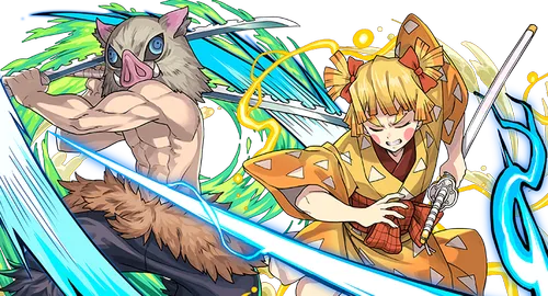 伊之助&善逸カットイン_パズドラ