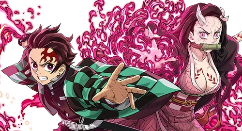 炭治郎&禰豆子カットイン_パズドラ