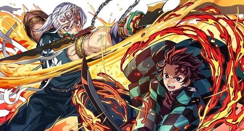 炭治郎&天元カットイン_パズドラ