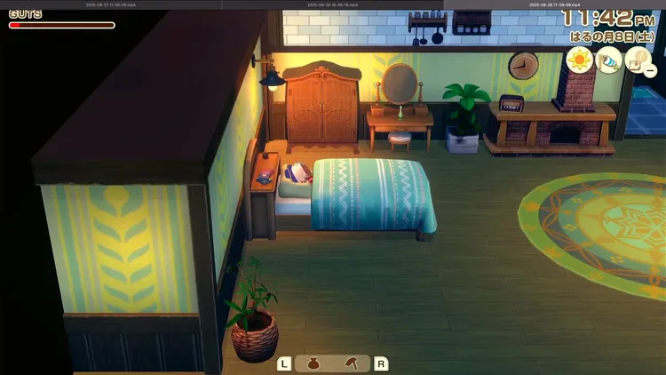 牧場物語_自宅_ベッド