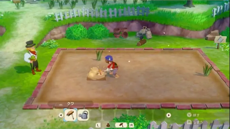 牧場物語グランドバザール_耕し2