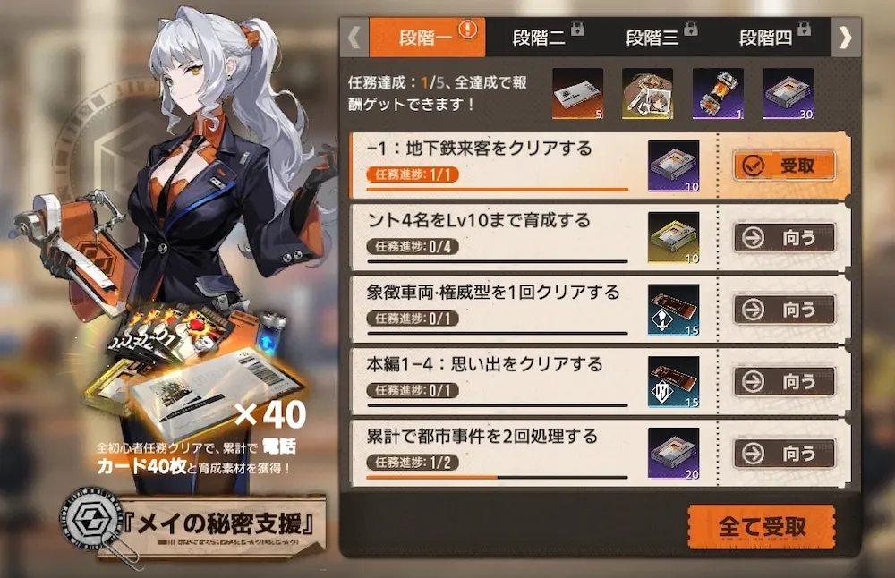 メイの秘密支援