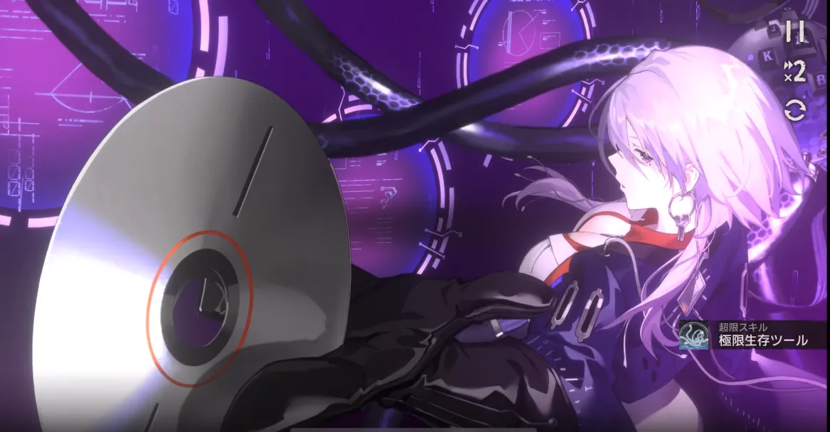 味方への攻撃を守る高耐久力を持ったタンクキャラ