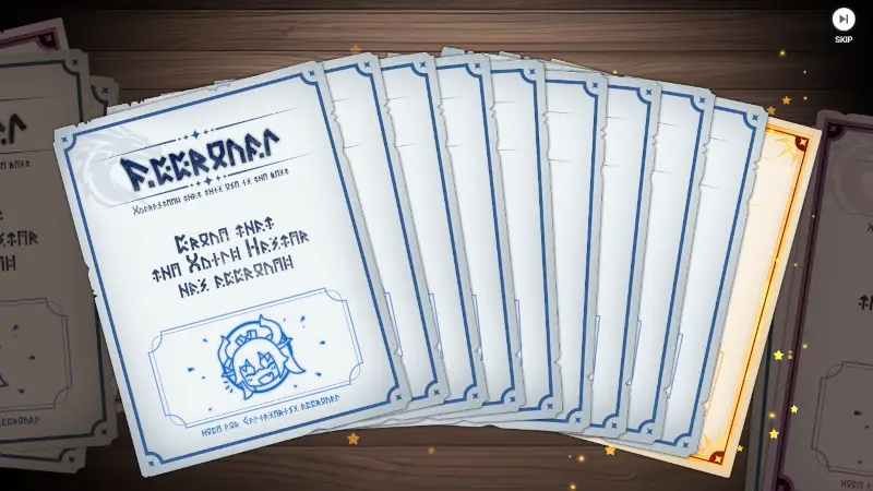 キャラリザルトガチャ演出_アビスディア