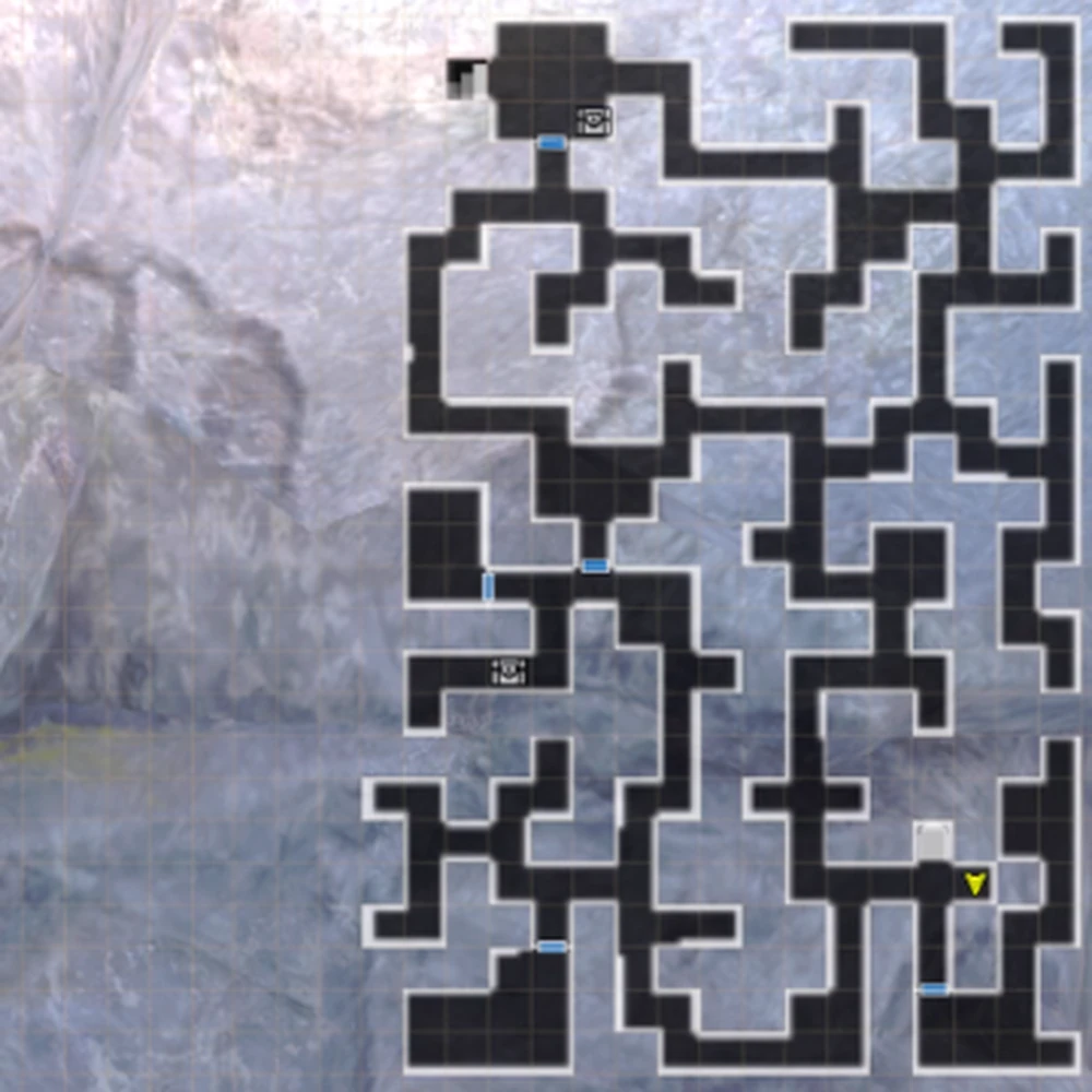 別離の洞窟B1F_マップ_ダフネ