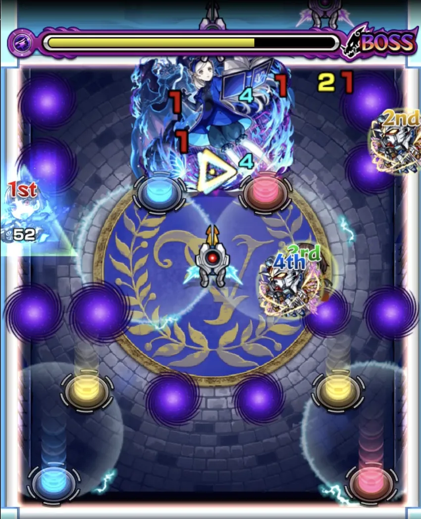 モンスト_超究極ラヴェンツァボス３雑魚処理後