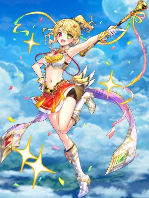 白猫_シャルロット_杖_チアフルスマイルスパークル_立ち絵