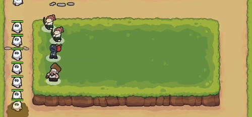 うんまか_ぐるぐると回る敵を上限値にならないように倒していく感じなんですかね？