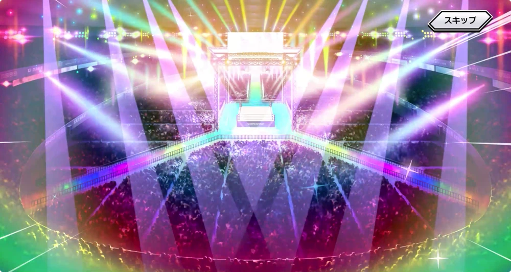 ステージが虹色_ガチャ演出_キン肉マン