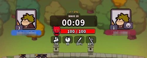 うんまか_wave30付近の敵が強すぎる