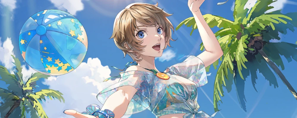 水着クローザー(水着素羽)_立ち絵_ペルソナ5X