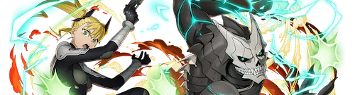 四ノ宮キコル&怪獣8号カットイン_パズドラ