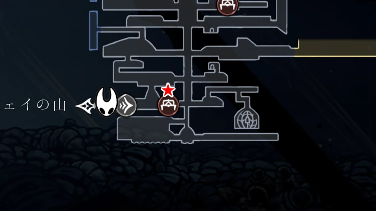 シルクソング_巨石の牢_ノミマップ