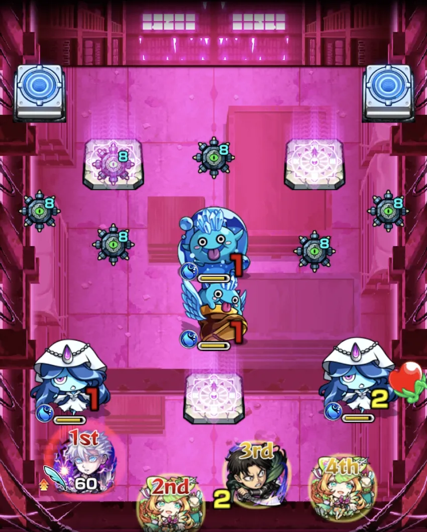 モンスト_EX超究極アクロバティックさらさらステージ1