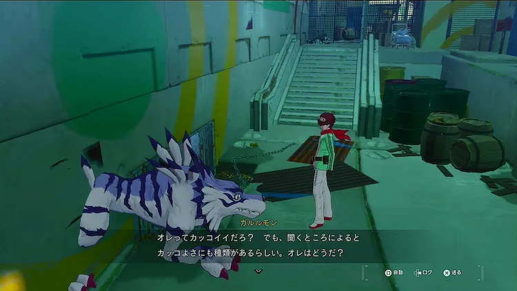 デジモンタイムストレンジャー_仲間デジモンと会話