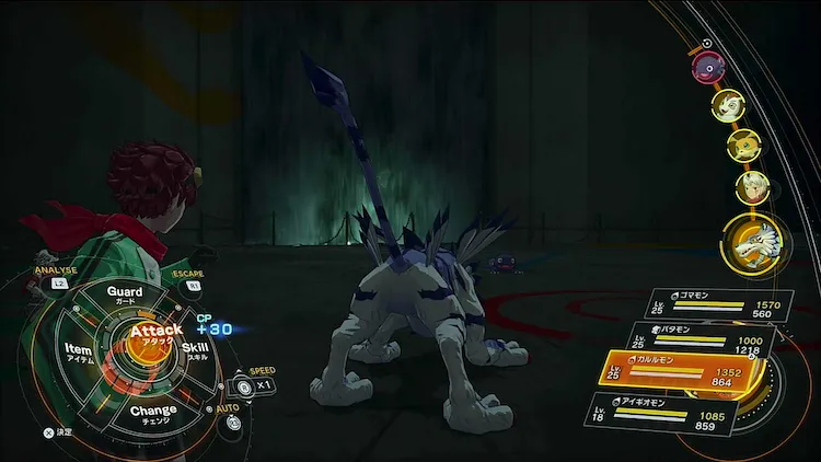 デジモンタイムストレンジャー_バトルに参加