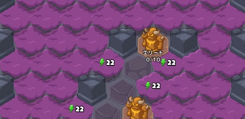 ドンドコ_障害物に進行を阻まれることもある