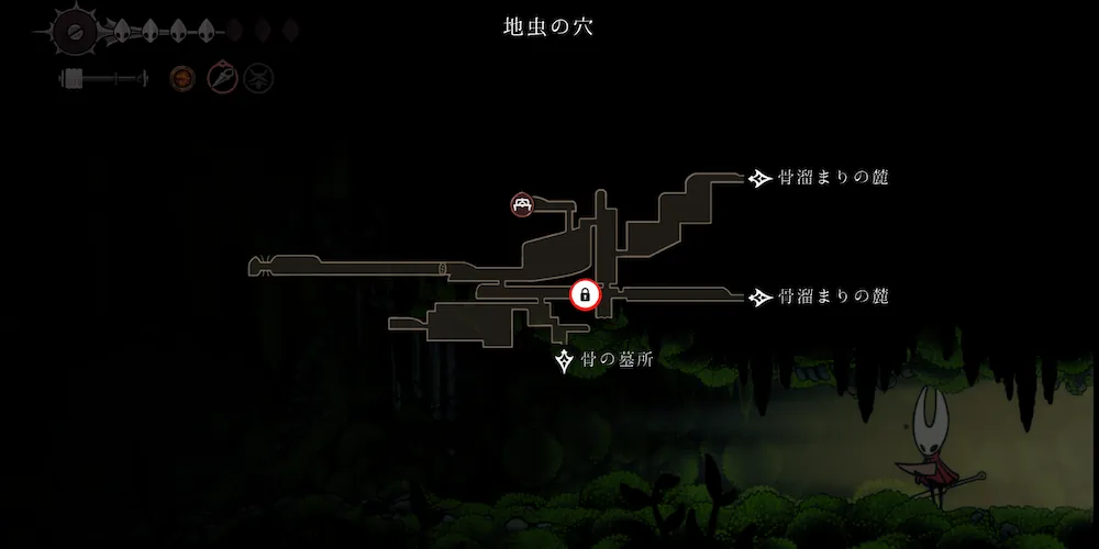 単純な鍵で開ける箇所③マップ_シルクソング