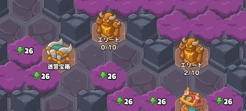 ドンドコ_エリート敵は一定回数討伐しないと先に進めない