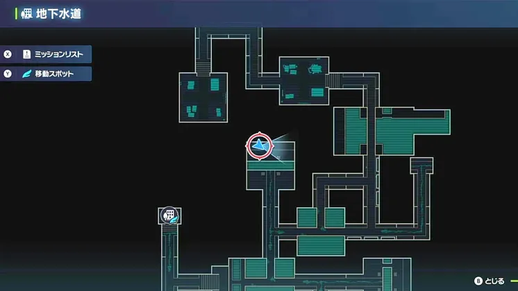 ポケモンZA_かみくだく_フィールド入手_地下水道_マップ