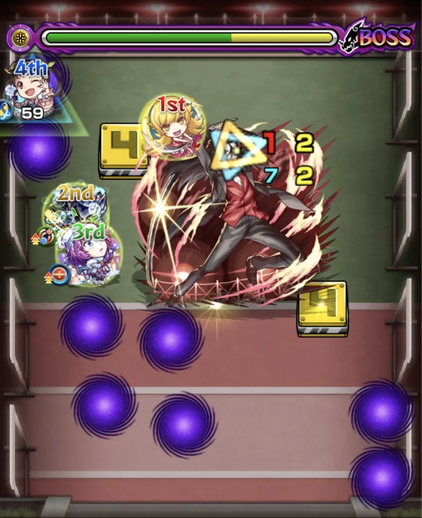 モンスト_超究極_死屍累生死郎ボス2暗転後