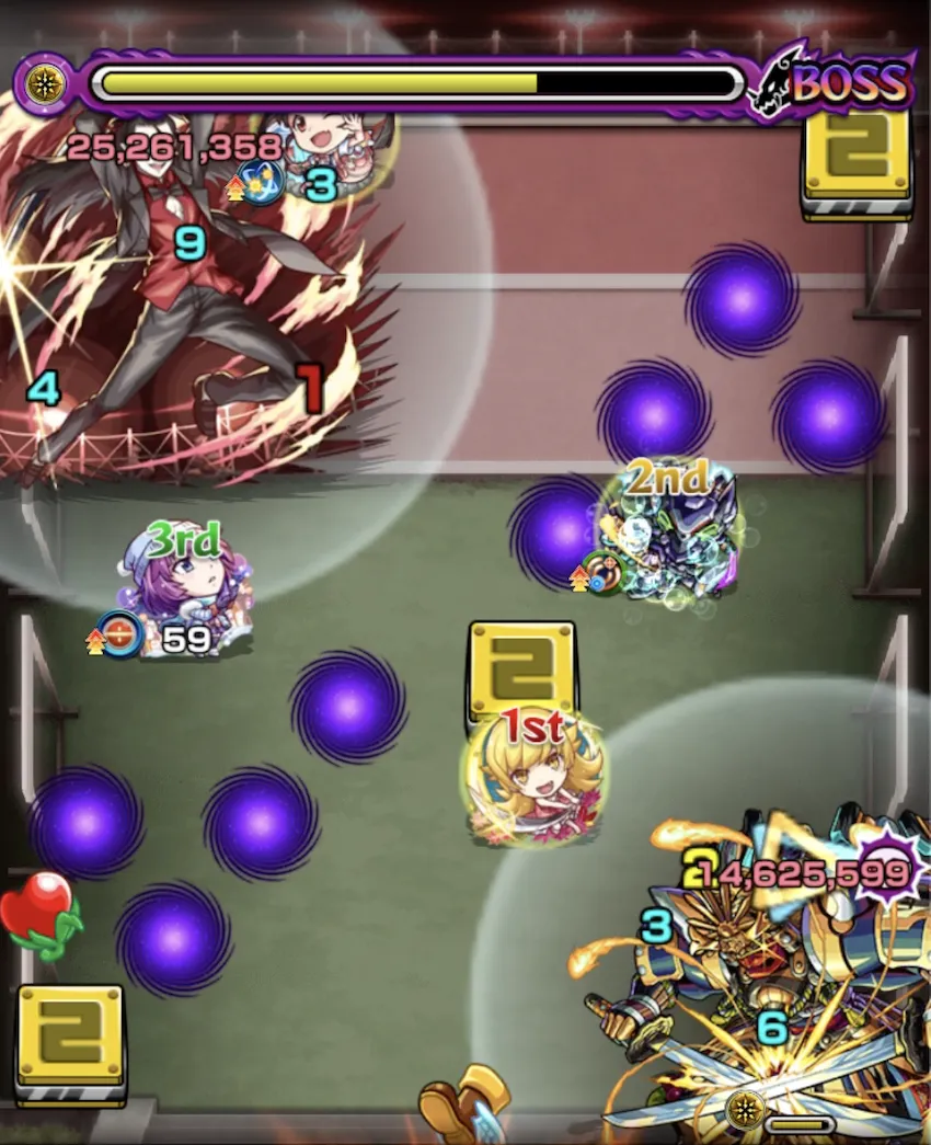 モンスト_超究極_死屍累生死郎ボス3